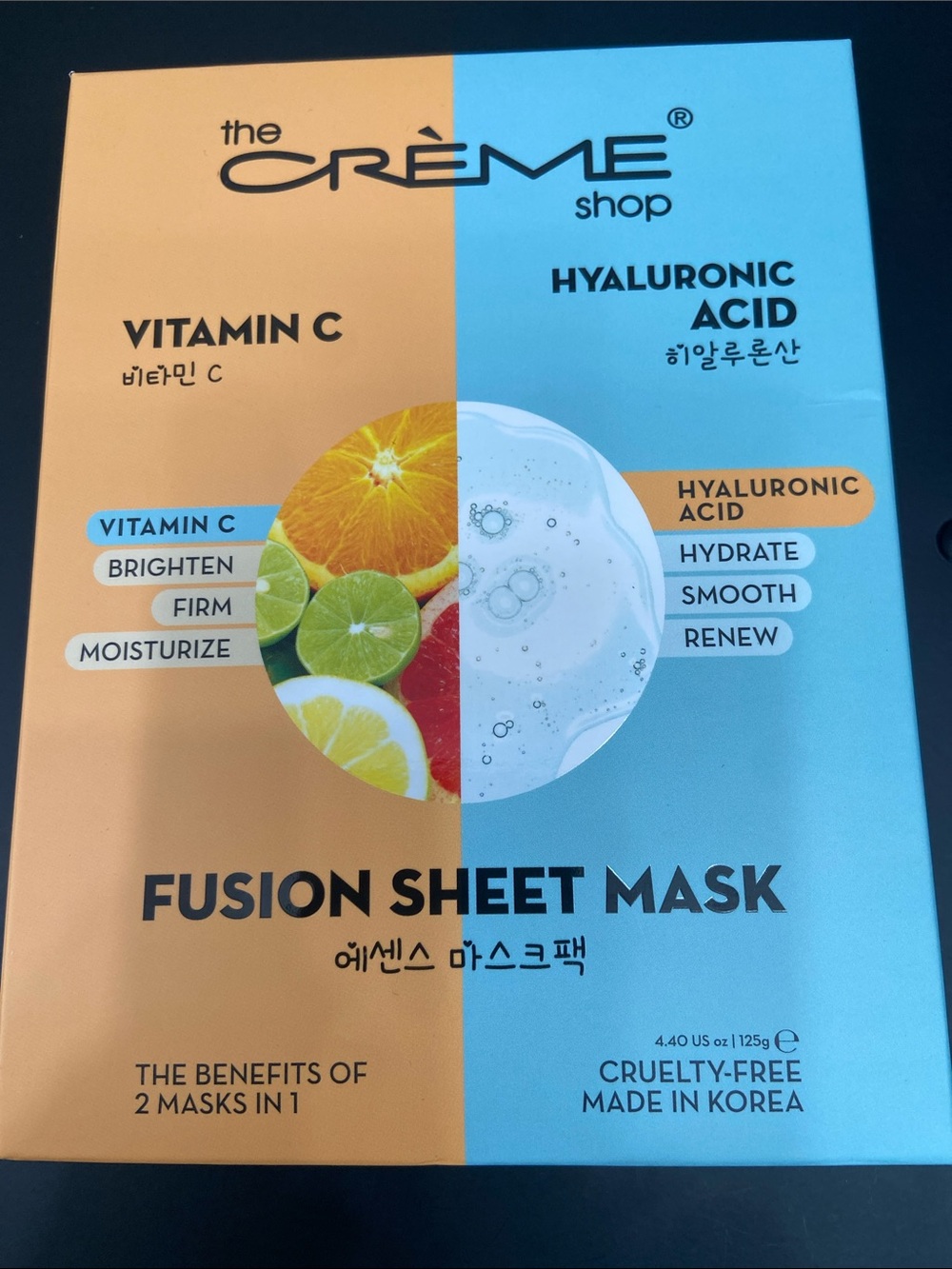 The Creme Shop Fusion Sheet Masks set of 5 NIB